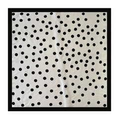 Minimal Polka Dot Square Head Neck Scarf