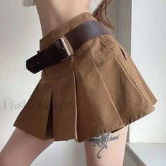 Vintage American College Y2K Skirt