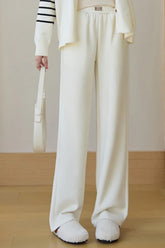Fleece Lined Relaxed Knit Pants