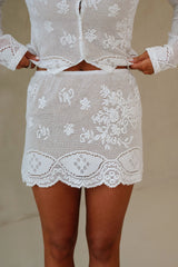 Penny Lace Set- Off White