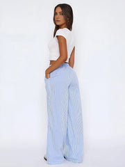 Styling Striped Graceful Long Pants