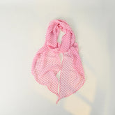 Polka Print Long Lightweight Scarf