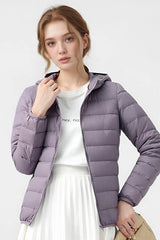 Lightweight Slim Fit Hooded Puffer Jacket