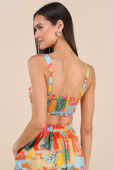Pisa Multi Print Bralette Top