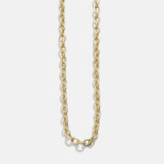 Cluster Charm Necklace Chain - Gold Cable Chain