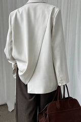 Split Back Relaxed Fit Blazer