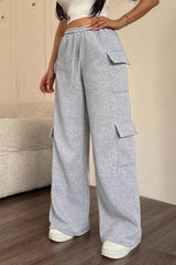 Utility Pocket Slim Fit Knit Pants