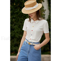 Polo Knit Slim Fit T-Shirt