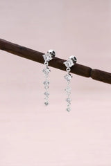 Sterling Silver Zirconia Pearl Stud Earrings