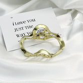 Premium Gold Silver Metallic Large Hair Claw