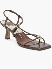 Dolce Vita Mylee Leather Heels-Dark Brown