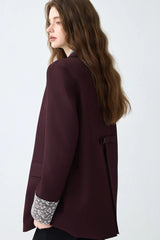 Elegant Mid-Length Office Blazer