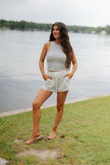Jani Shorts-Heather Grey