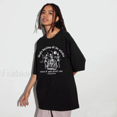 Burning Witch Halloween Vintage Cottagecore T-Shirt