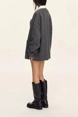 Relaxed Knit Cardigan