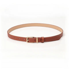 Minimalist Faux Leather Waist Belt