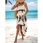 Sleeveless A-Line Party Boho Dress