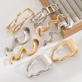 Chic Minimalist Irregular Hair Claw