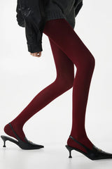 High Waist Knit Moisture Wicking Compression Tights