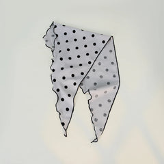 Cotton Polka Dot Triangle Retro Head Shawl Scarf