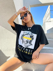 Intense Feelings Drop Shoulder T-Shirt