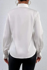 Ruffle Layered Long Sleeve Blouse