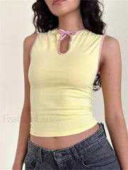 Hollow-Out Fairy Tee Crop Top