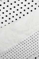 Sheer Polka Dot Asymmetrical Skirt