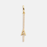 Custom Initial Charm - Gold/Pavé