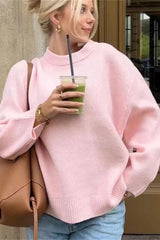 Oversized Long Sleeve Pullover Sweater
