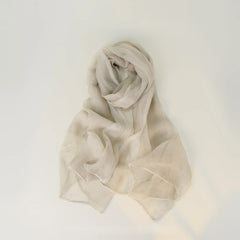 Solid Color Lightweight Linen Feel Long Elegant Scarf