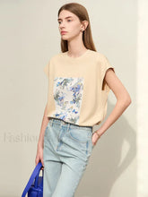 Oil Painting Floral T-Shirt
