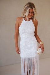 Briley Maxi Dress-White