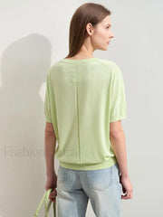Tencel Embroidery T-Shirt