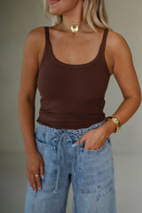 Ford Tank Top-Brown