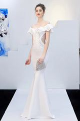 Elegant Off Shoulder Bodycon Formal Dress