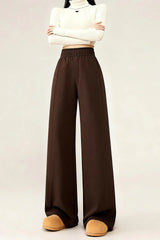 High Waist Narrow Leg Knit Pants