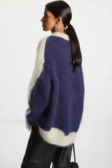 Casual Half-Placket Cardigan