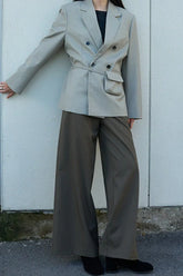 Commuter Style Belted Blazer