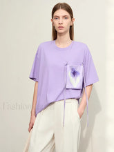 Pocket Print Knit T-Shirt
