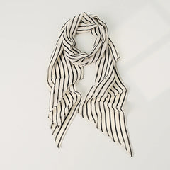 Striped Long Lightweight Sun Protection Scarf