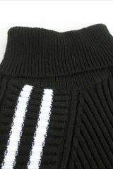 Slim Fit Long Sleeve Knit Sweater Dress