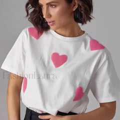 Lover Print White & Black T-Shirt