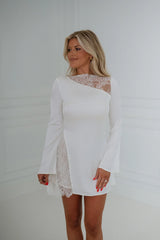 Monty Mini Dress-Off White