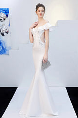Elegant Off Shoulder Bodycon Formal Dress