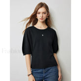 Raglan Half Sleeve Pullover T-Shirt