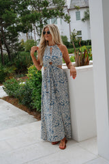 Beach Day Dress- Blue Horizon