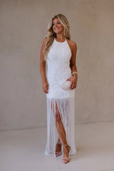 Briley Maxi Dress-White