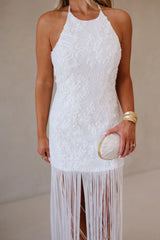 Briley Maxi Dress-White