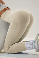 High-Waisted Quick-Dry Sculpting Workout Leggings